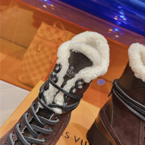 High Quality Luxury Louis Vuitton Classic High Heel Martin Boots – Style 77315 product detail
