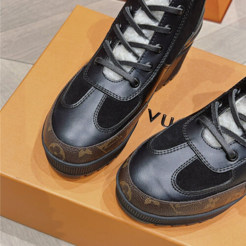 High Quality Luxury Louis Vuitton Classic High Heel Martin Boots – Style 08387 product detail