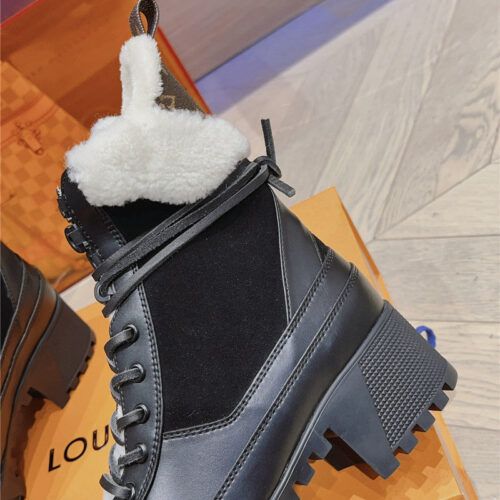 High Quality Luxury Louis Vuitton Classic High Heel Martin Boots – Style 08387 product detail