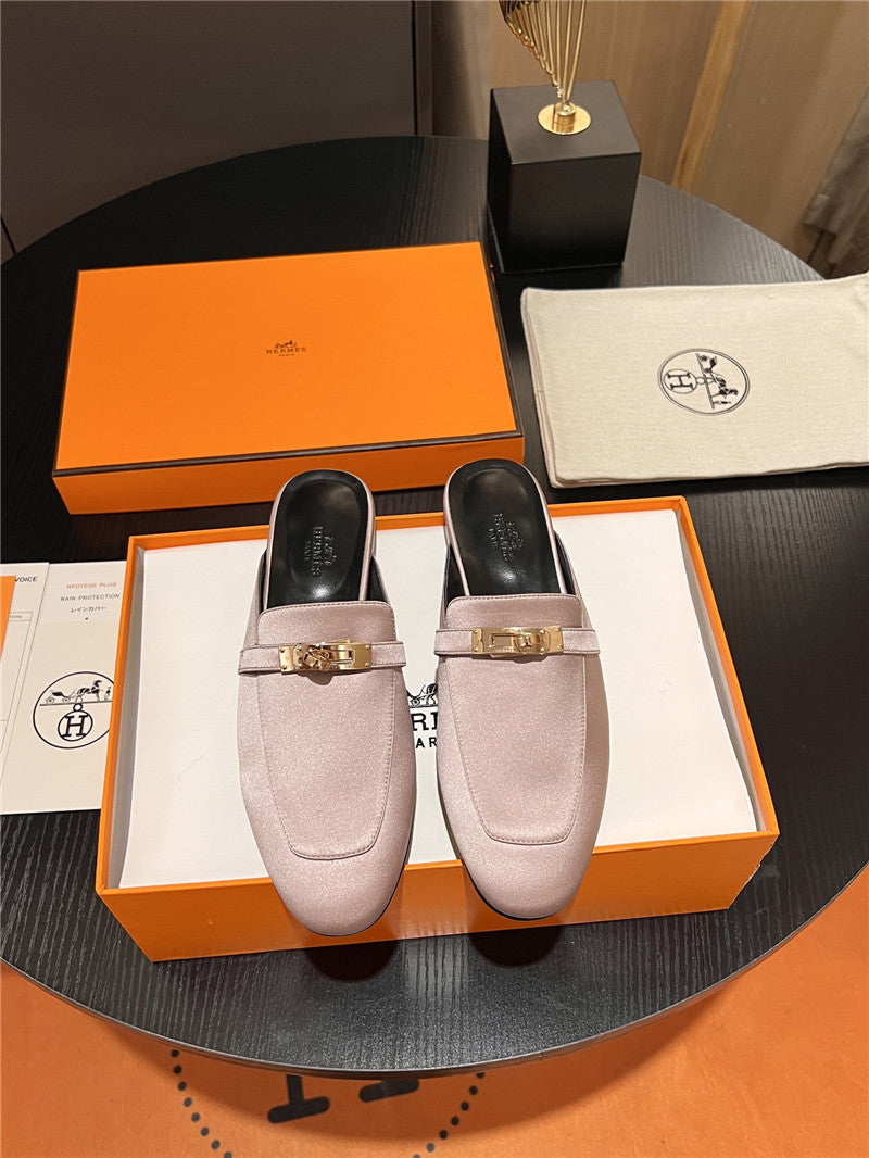 High Quality Luxury Hermes Classic Kelly Mules Half Drag – Style 29859 product detail
