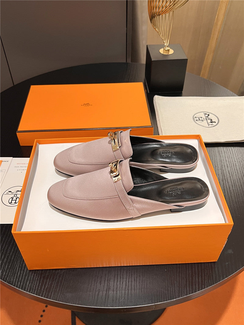 High Quality Luxury Hermes Classic Kelly Mules Half Drag – Style 29859 product detail