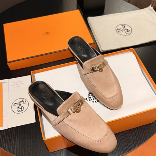 High Quality Luxury Hermes Classic Kelly Mules Half Drag product detail