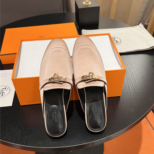 High Quality Luxury Hermes Classic Kelly Mules Half Drag product detail