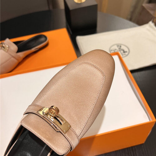 High Quality Luxury Hermes Classic Kelly Mules Half Drag product detail