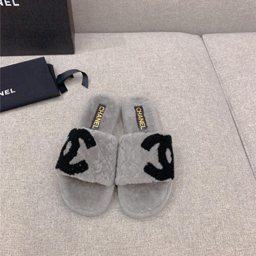 High Quality Luxury Chanel New Thick Sole Fur Slippers – Style 55526 product detail