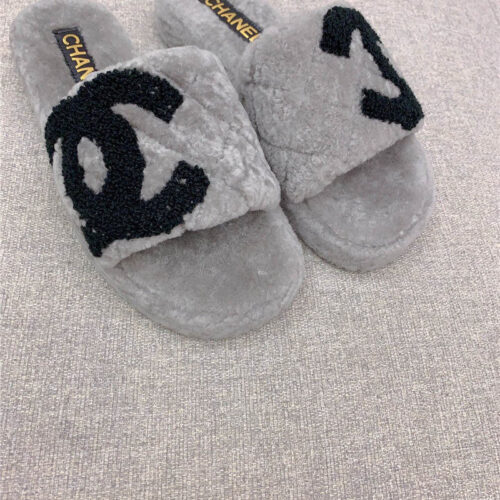 High Quality Luxury Chanel New Thick Sole Fur Slippers – Style 55526 product detail