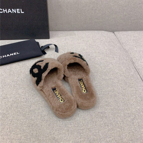 High Quality Luxury Chanel New Thick Sole Fur Slippers – Style 21062 product detail