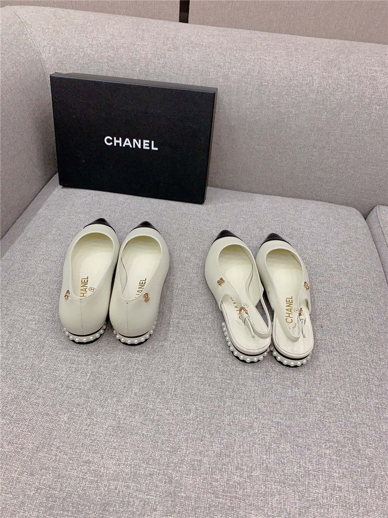 High Quality Luxury Chanel New Pointed Toe Flat Shoes – Style 27494 product detail