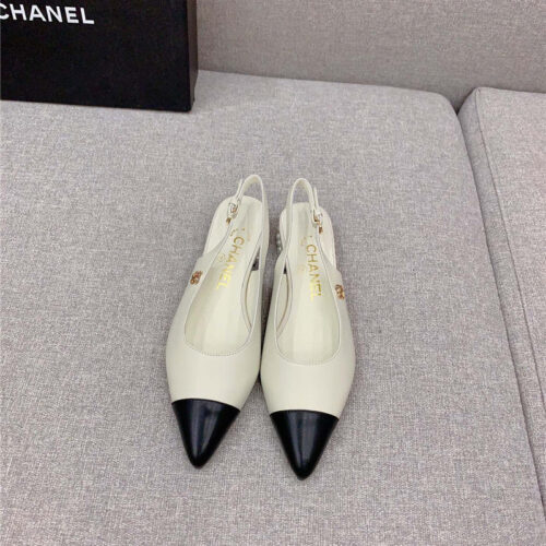 High Quality Luxury Chanel New Pointed Toe Flat Shoes – Style 27494 product detail