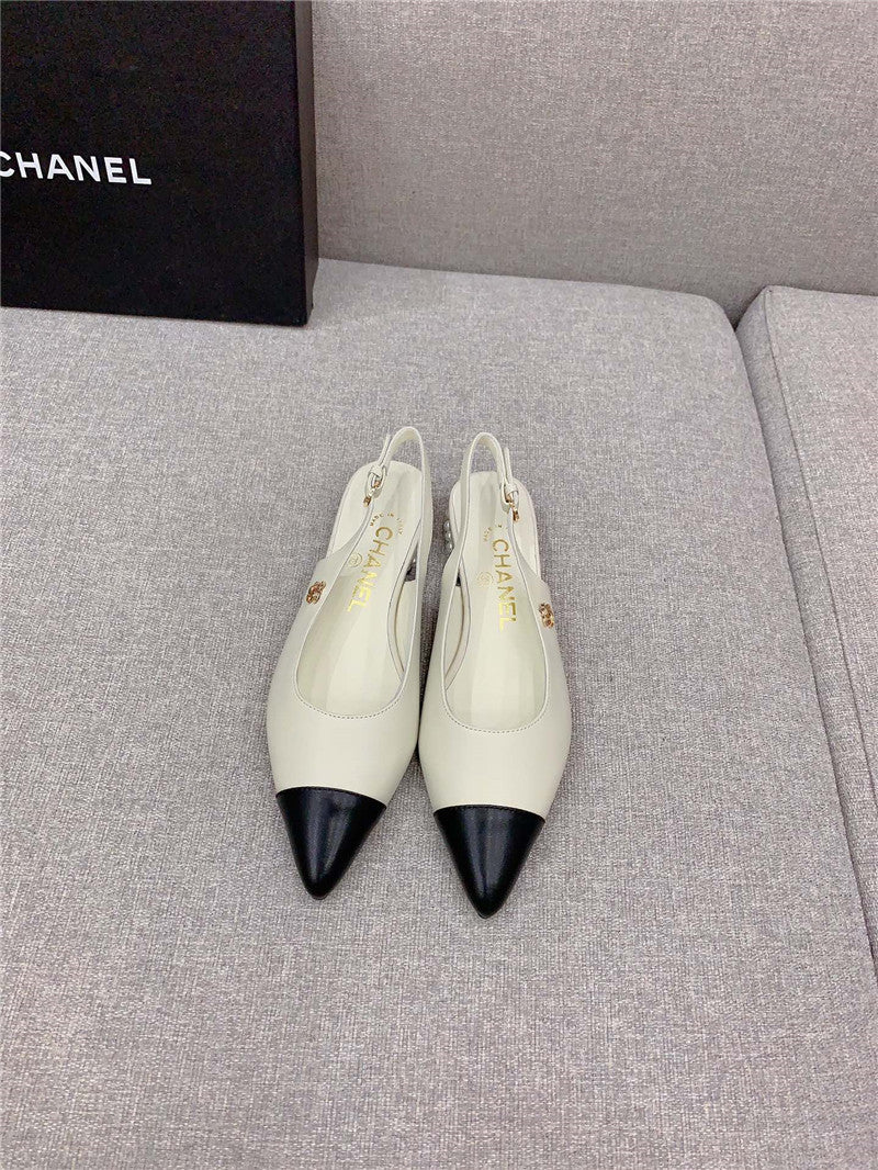 High Quality Luxury Chanel New Pointed Toe Flat Shoes – Style 27494 product detail