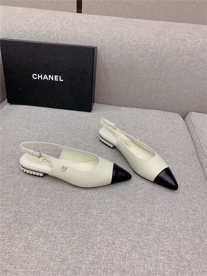 High Quality Luxury Chanel New Pointed Toe Flat Shoes – Style 27494 product detail