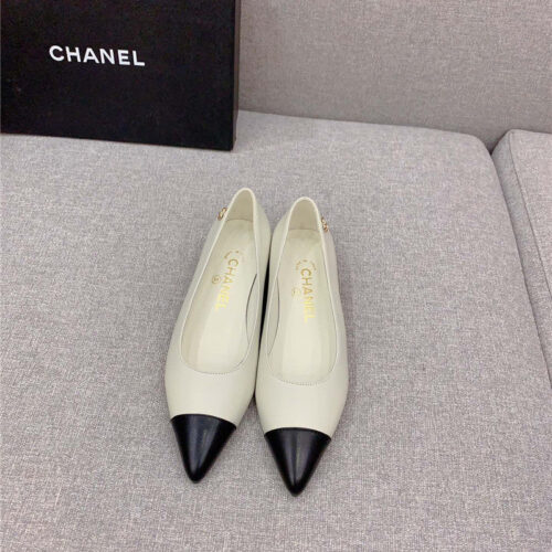 High Quality Luxury Chanel New Pointed Toe Flat Shoes – Style 27494 product detail