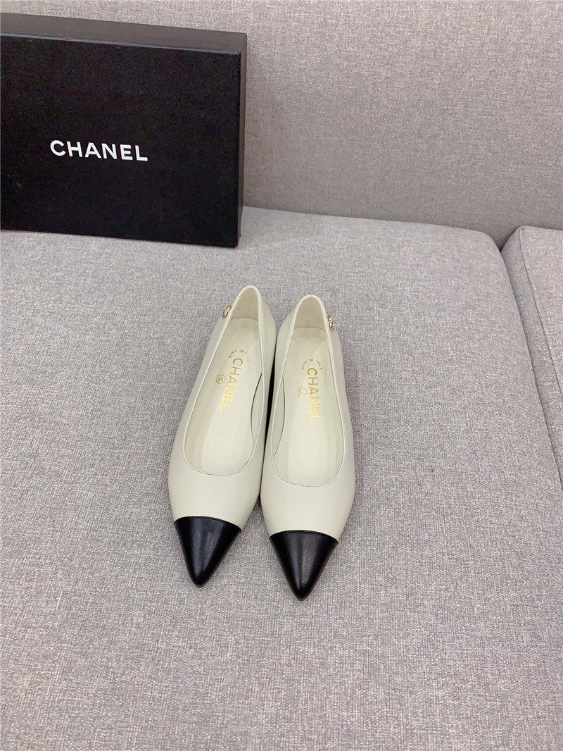 High Quality Luxury Chanel New Pointed Toe Flat Shoes – Style 27494 product detail