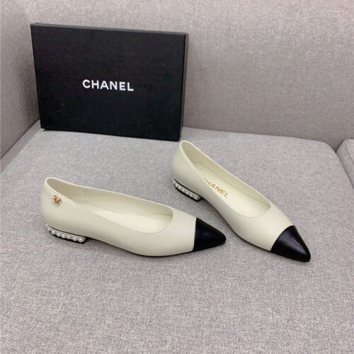 High Quality Luxury Chanel New Pointed Toe Flat Shoes – Style 27494