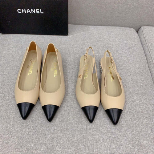 High Quality Luxury Chanel New Pointed Toe Flat Shoes – Style 25798 alternate view