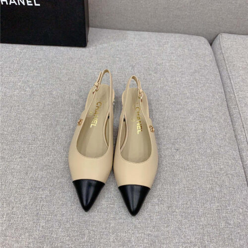 High Quality Luxury Chanel New Pointed Toe Flat Shoes – Style 25798 product detail
