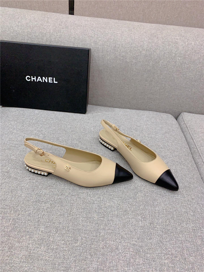 High Quality Luxury Chanel New Pointed Toe Flat Shoes – Style 25798 product detail