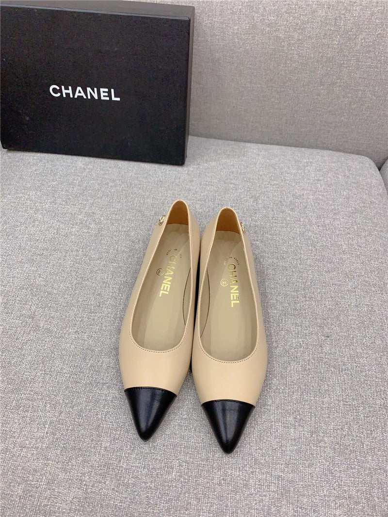 High Quality Luxury Chanel New Pointed Toe Flat Shoes – Style 25798 product detail