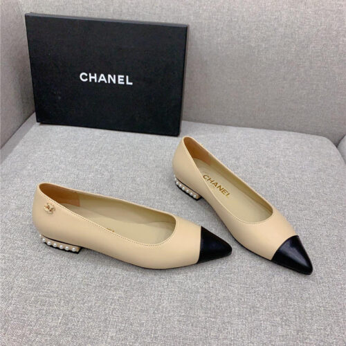 High Quality Luxury Chanel New Pointed Toe Flat Shoes – Style 25798