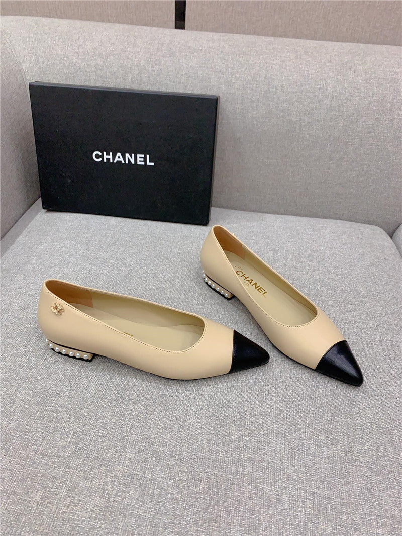 High Quality Luxury Chanel New Pointed Toe Flat Shoes – Style 25798
