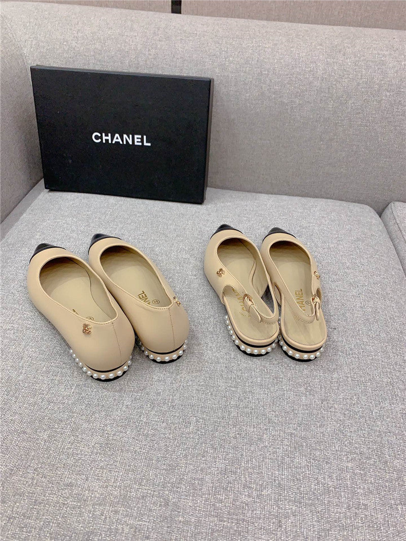 High Quality Luxury Chanel New Pointed Toe Flat Shoes – Style 25798 product detail