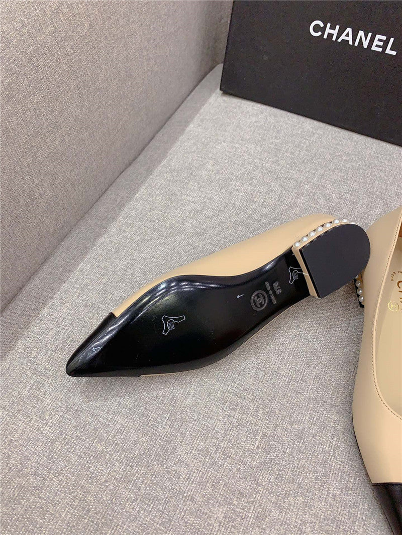 High Quality Luxury Chanel New Pointed Toe Flat Shoes – Style 25798 product detail