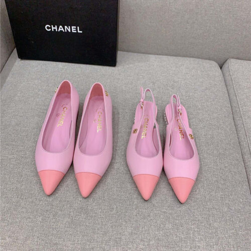 High Quality Luxury Chanel New Pointed Toe Flat Shoes alternate view
