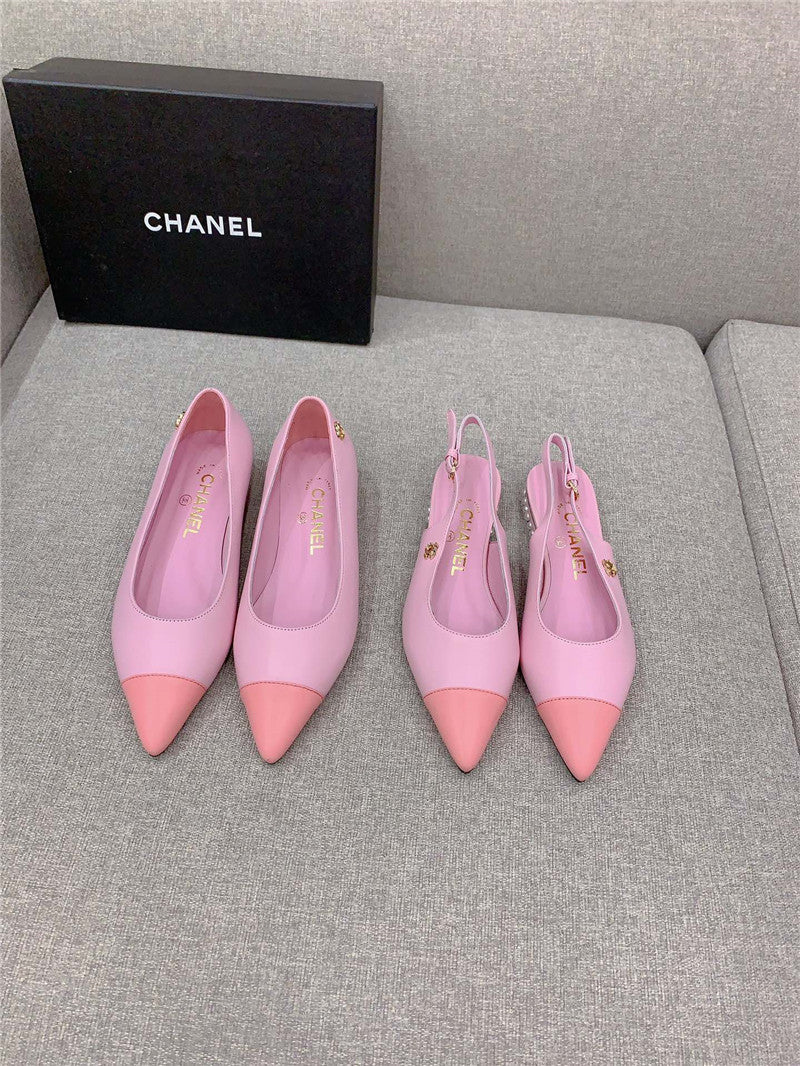 High Quality Luxury Chanel New Pointed Toe Flat Shoes product detail