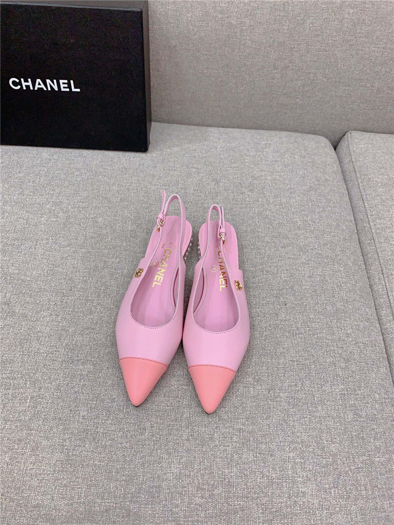 High Quality Luxury Chanel New Pointed Toe Flat Shoes product detail