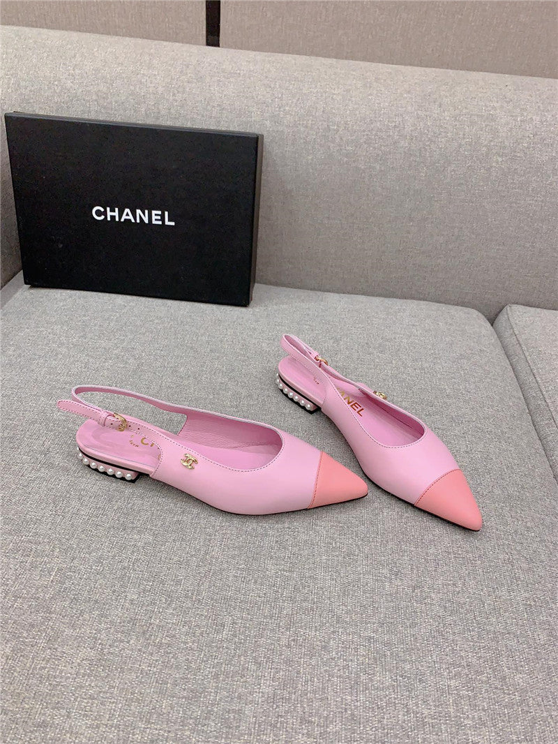 High Quality Luxury Chanel New Pointed Toe Flat Shoes product detail