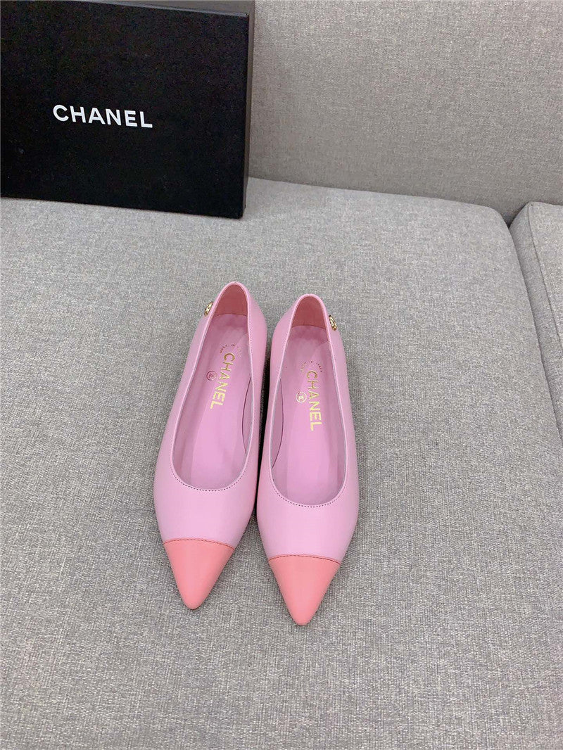 High Quality Luxury Chanel New Pointed Toe Flat Shoes product detail
