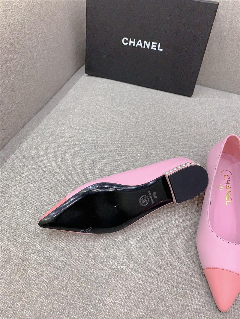 High Quality Luxury Chanel New Pointed Toe Flat Shoes product detail