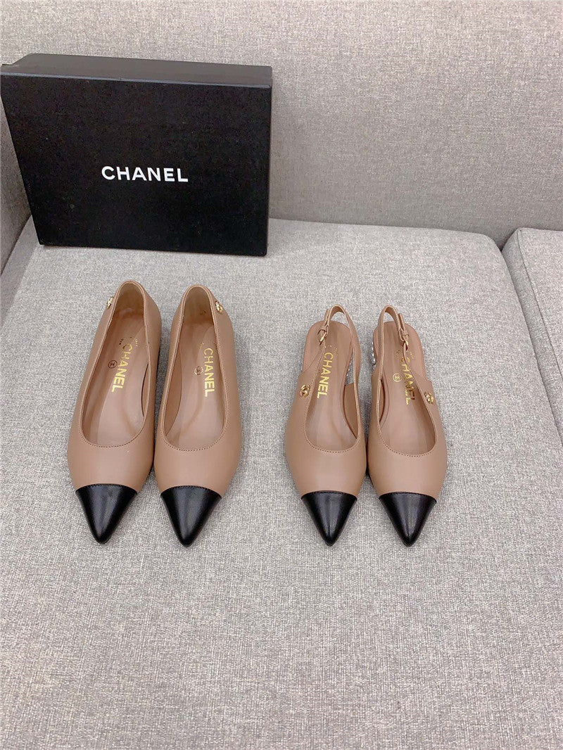 High Quality Luxury Chanel New Pointed Toe Flat Shoes – Style 87942 product detail