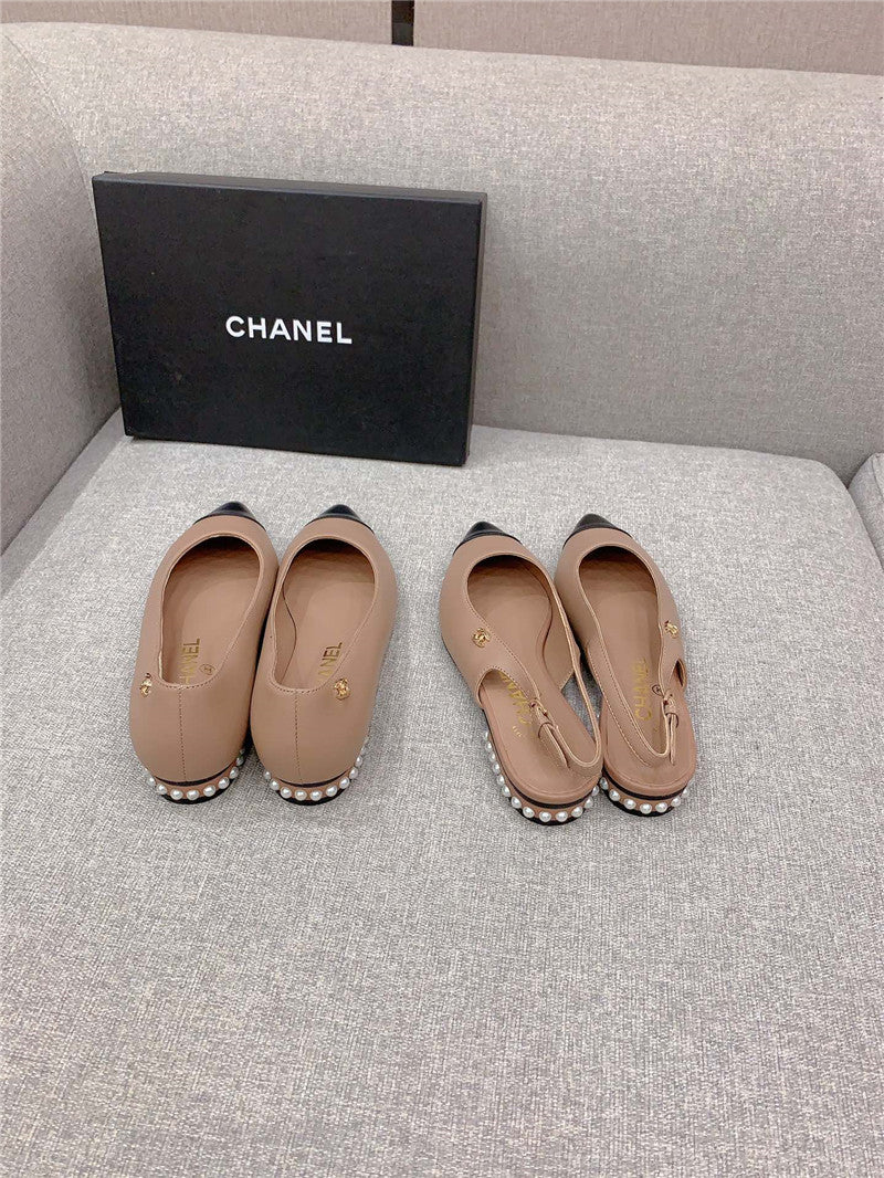 High Quality Luxury Chanel New Pointed Toe Flat Shoes – Style 87942 product detail