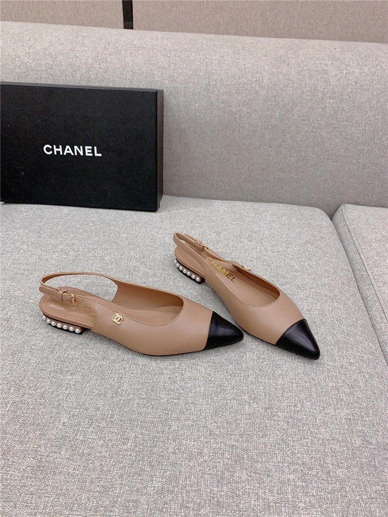 High Quality Luxury Chanel New Pointed Toe Flat Shoes – Style 87942 product detail