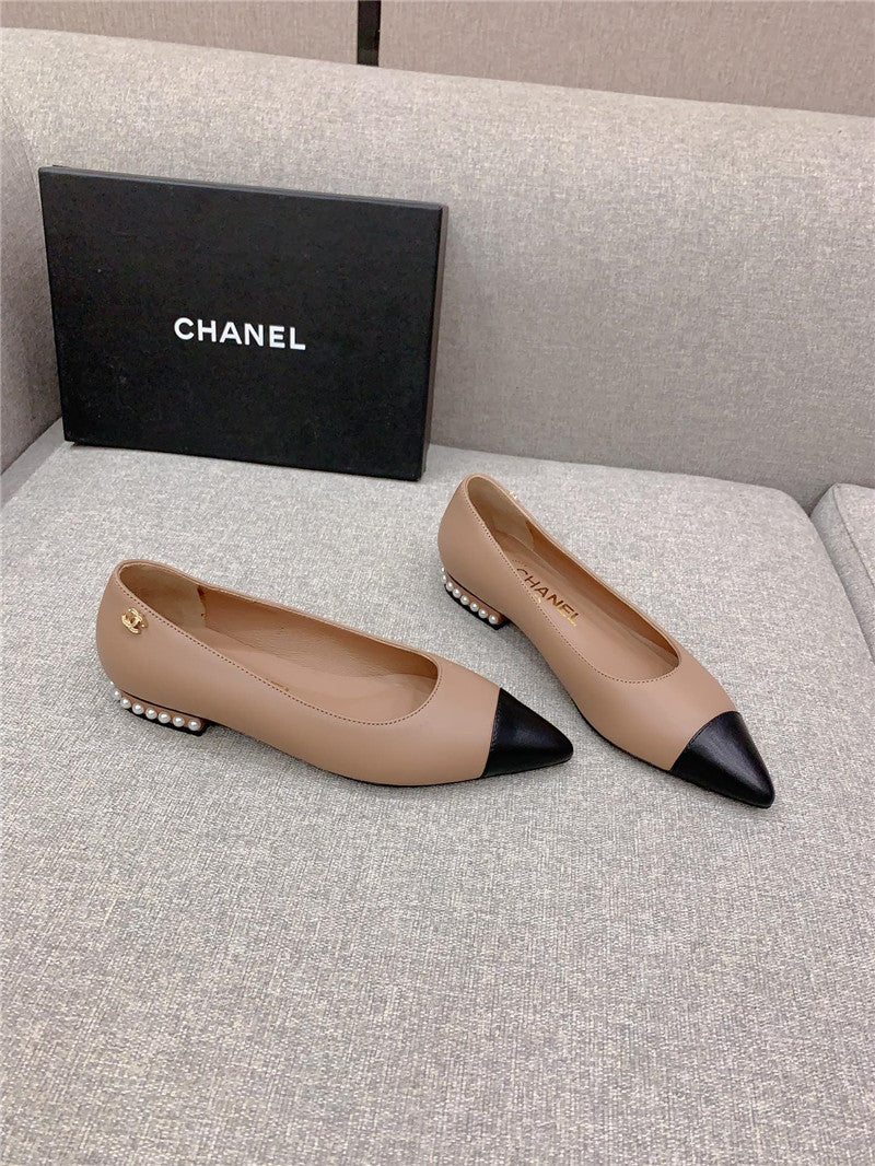 High Quality Luxury Chanel New Pointed Toe Flat Shoes – Style 87942