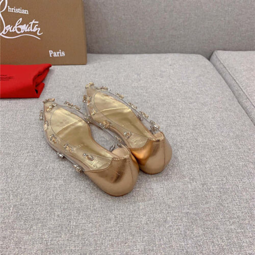 High Quality Luxury Christian Louboutin Crystal Clear Red Sole High Heels – Style 83636 product detail