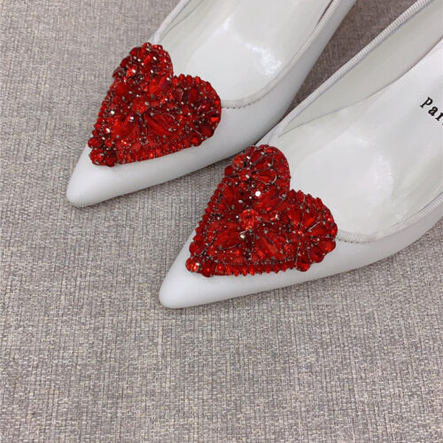 High Quality Luxury Christian Louboutin Heart Ruby Red High Heels – Style 66676 product detail