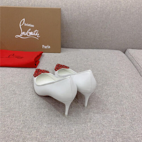 High Quality Luxury Christian Louboutin Heart Ruby Red High Heels – Style 66676 product detail