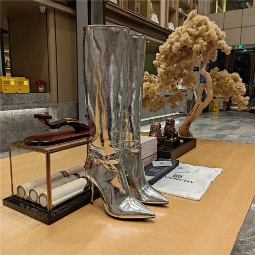 High Quality Luxury Givenchy Stiletto High Heel Sexy Pointed Toe Boots – Style 90691 product detail