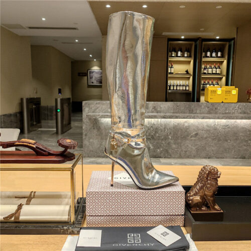 High Quality Luxury Givenchy Stiletto High Heel Sexy Pointed Toe Boots – Style 90691 product detail