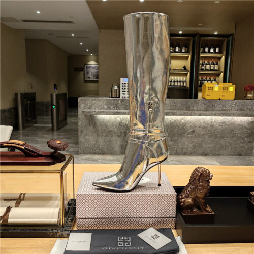 High Quality Luxury Givenchy Stiletto High Heel Sexy Pointed Toe Boots – Style 90691 product detail