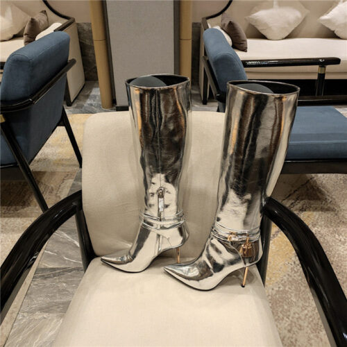 High Quality Luxury Givenchy Stiletto High Heel Sexy Pointed Toe Boots – Style 90691 product detail
