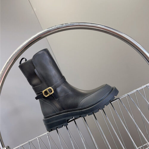 High Quality Luxury Dior Autumn And Winter Catwalk Style Mid-Calf Boots product detail