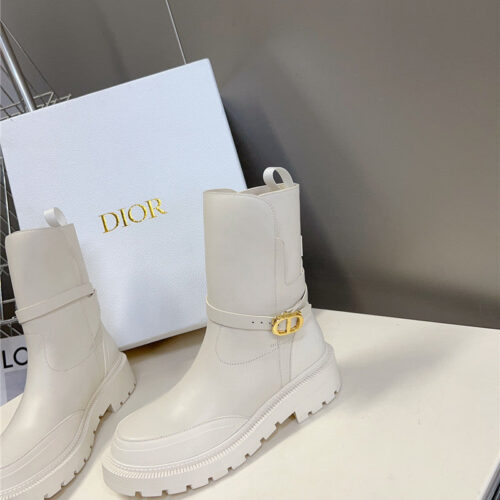 High Quality Luxury Dior Autumn And Winter Catwalk Style Mid-Calf Boots – Style 43814 product detail