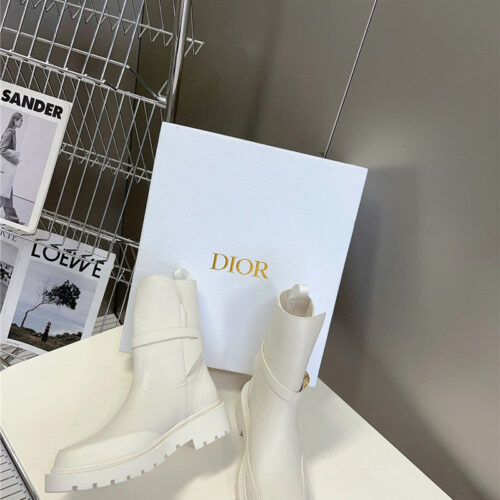 High Quality Luxury Dior Autumn And Winter Catwalk Style Mid-Calf Boots – Style 43814 product detail
