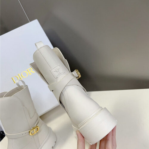 High Quality Luxury Dior Autumn And Winter Catwalk Style Mid-Calf Boots – Style 43814 product detail