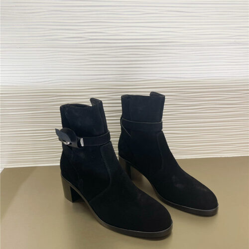 High Quality Luxury Hermes New Classic Kelly Buckle Short Boots – Style 90659