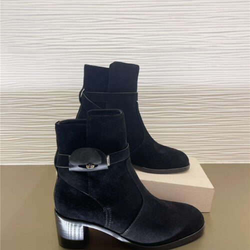 High Quality Luxury Hermes New Classic Kelly Buckle Short Boots – Style 90659 product detail