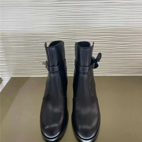 High Quality Luxury Hermes New Classic Kelly Buckle Short Boots product detail